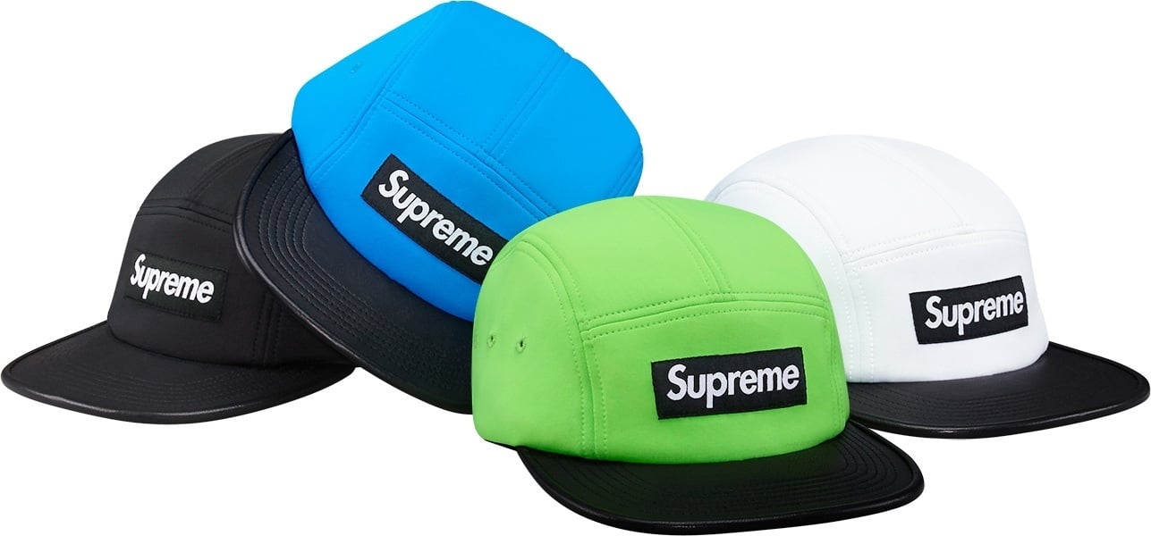 Neoprene/Leather Camp Cap